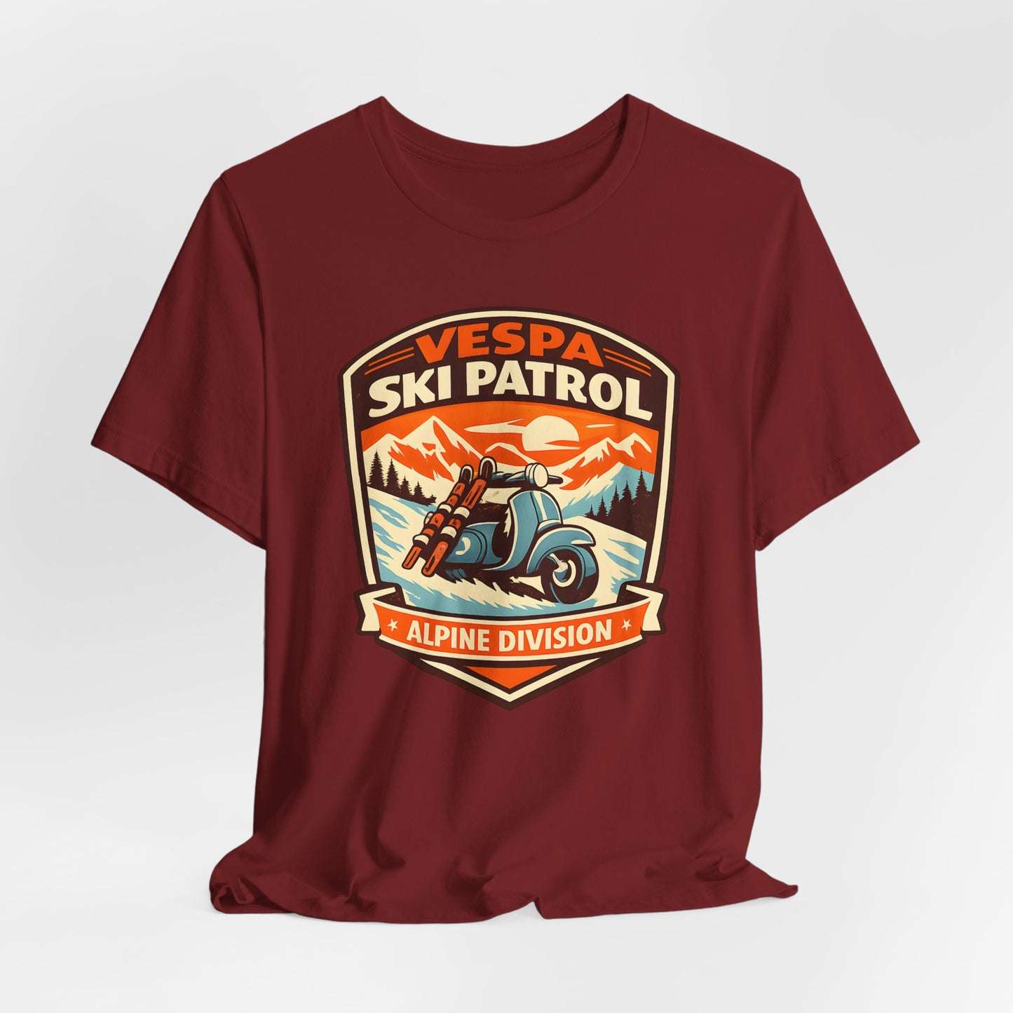 Vespa Ski Patrol Alpine Division Tee