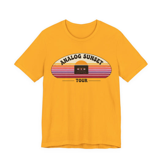 Analog Sunset Tour Retro Tee