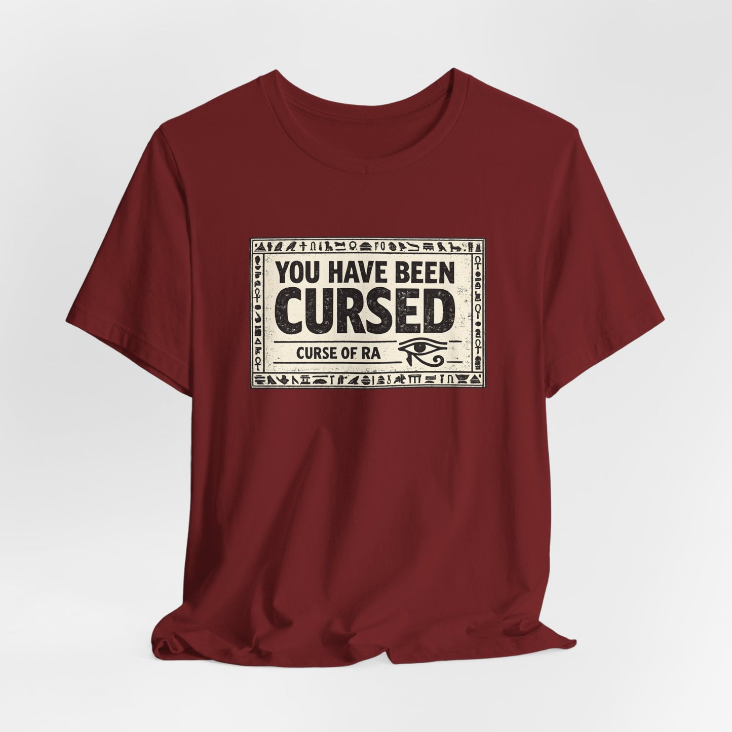 You Have Been Cursed Curse Of Ra Cream Tee
