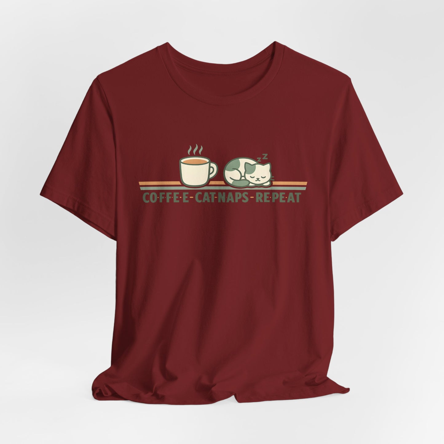 Coffee Cats Calm V3 Tee