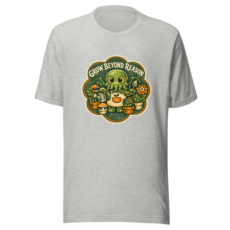 Cthulhu Garden Center - Grow Beyond Reason Vintage Tee - T-Shirt