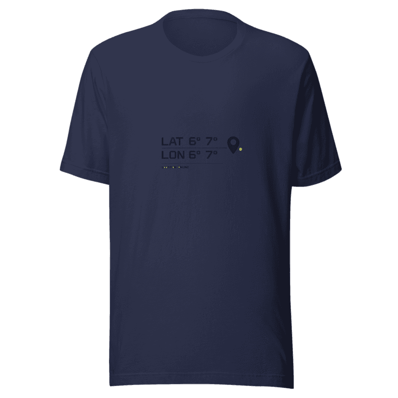 Coordinates Of Being Online Tee - T-Shirt