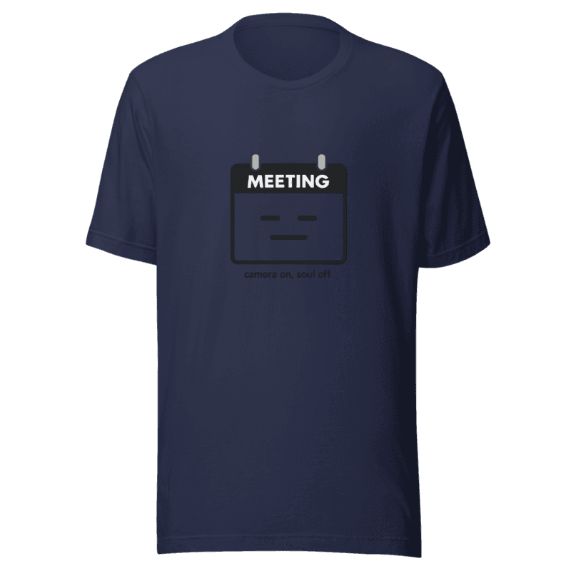 Gen Z Stare Meeting Mode V3 Tee - T-Shirt