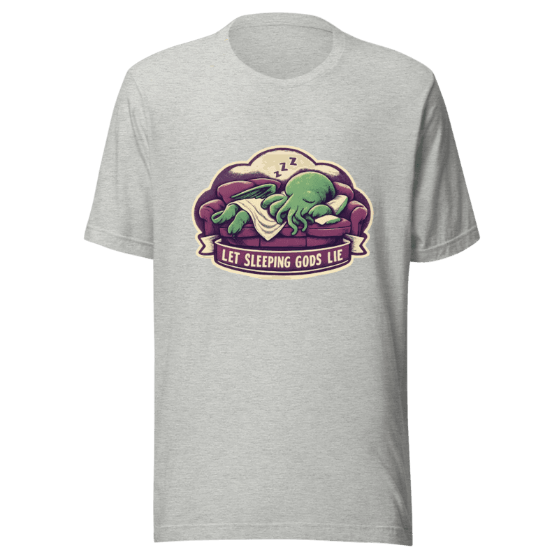 Cthulhu Nap Society - Let Sleeping Gods Lie Vintage Tee - T-Shirt