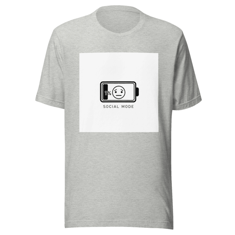 Low Battery Social Mode V2 Tee - T-Shirt
