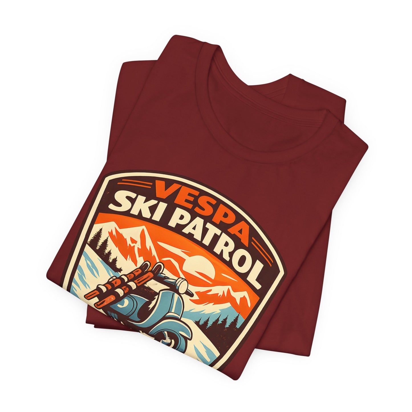 Vespa Ski Patrol Alpine Division Tee