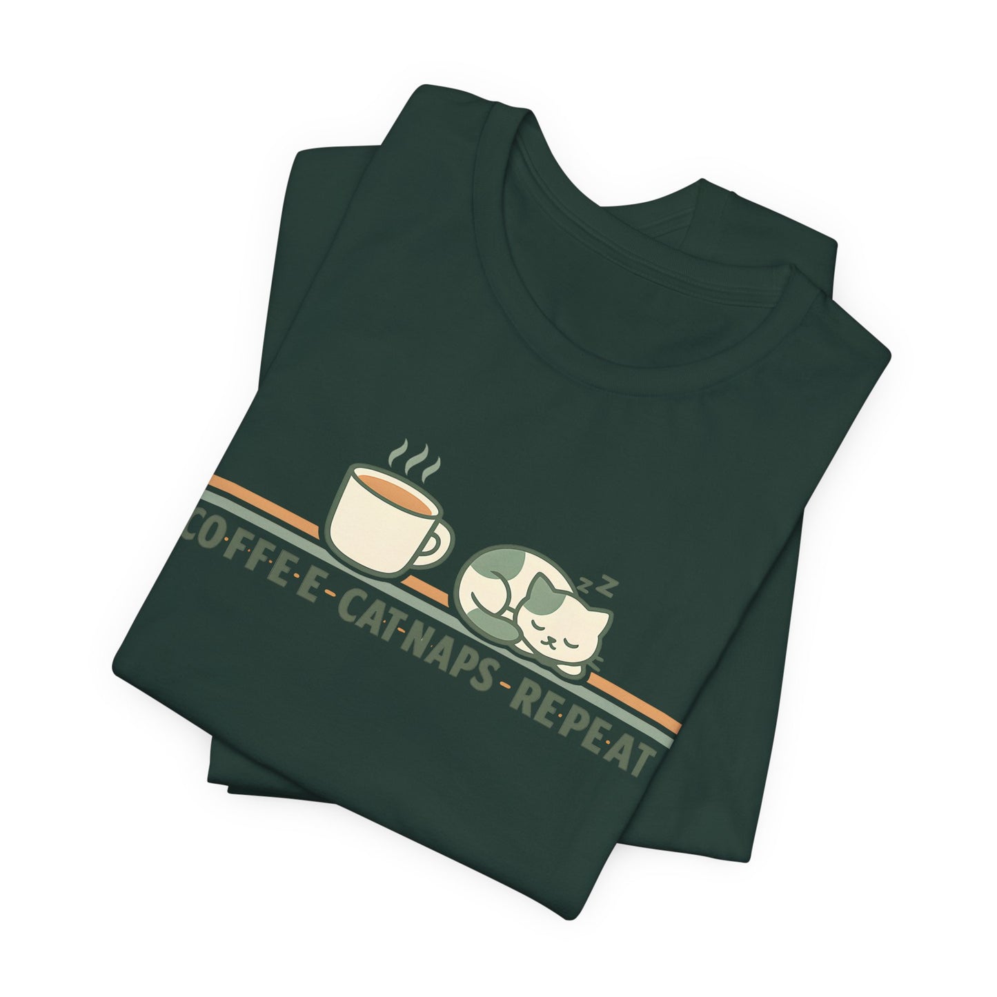 Coffee Cats Calm V3 Tee