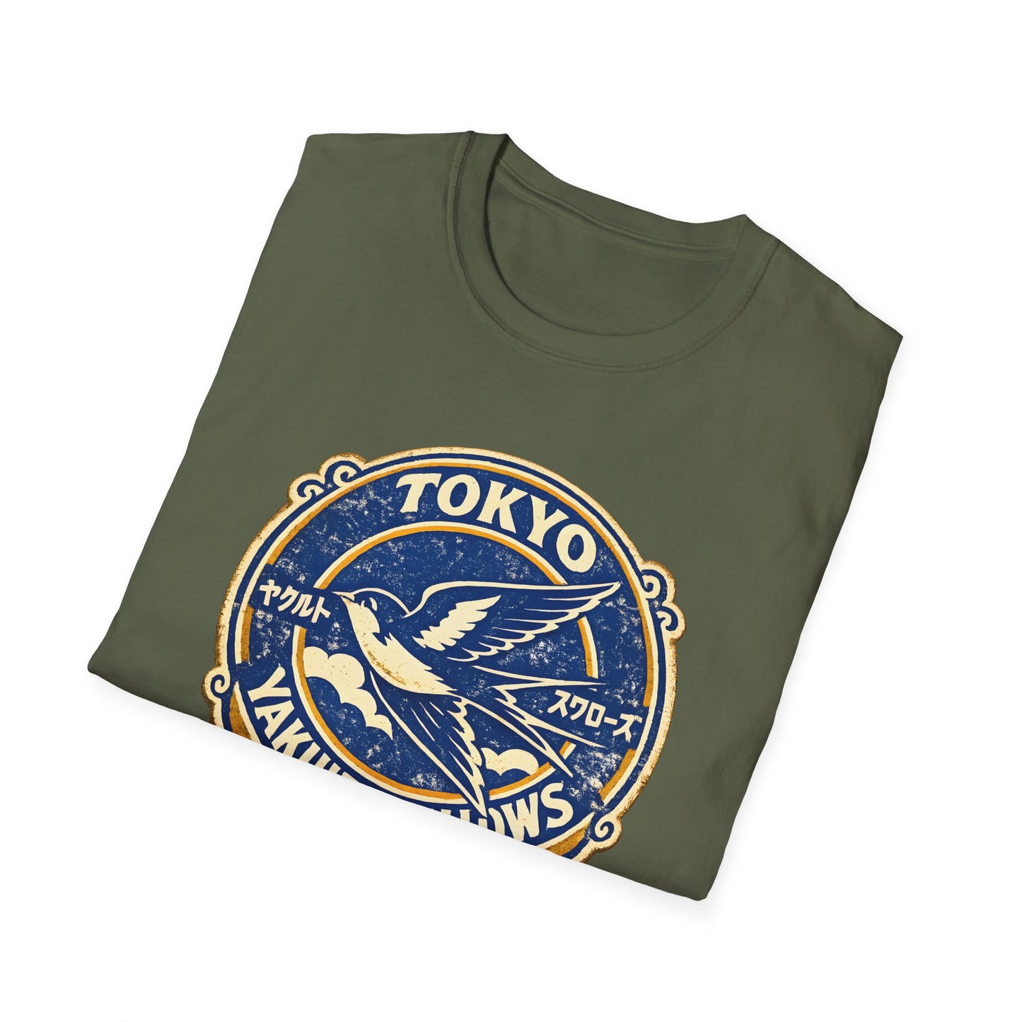 Tokyo Yakult Swallows Vintage Baseball Badge Tee