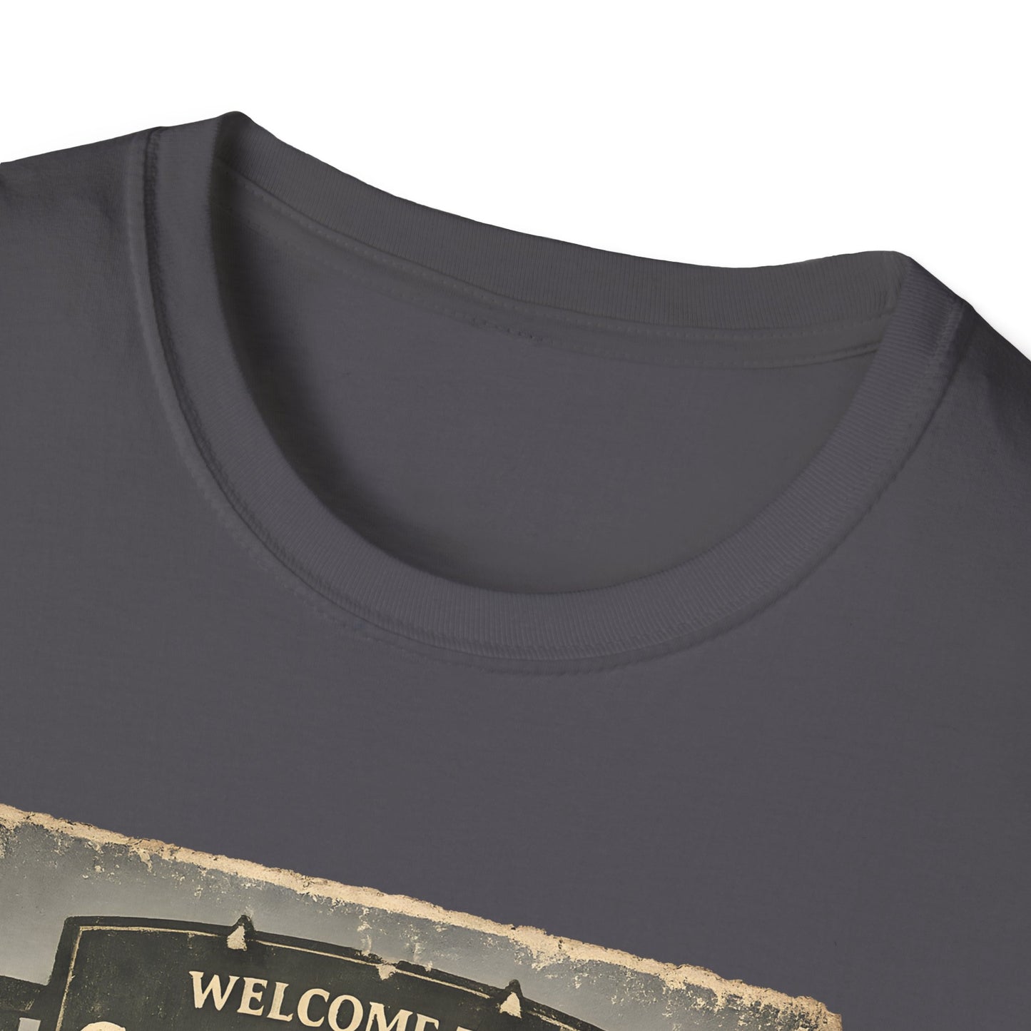 Silent Hill Welcome Sign Vintage Horror Gaming Tee