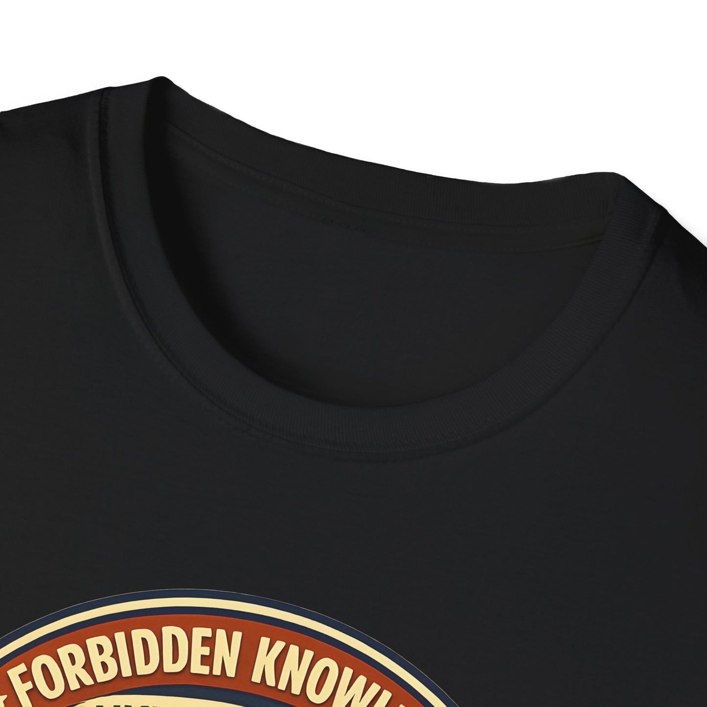 Forbidden Knowledge Meter Vintage Humor Tee