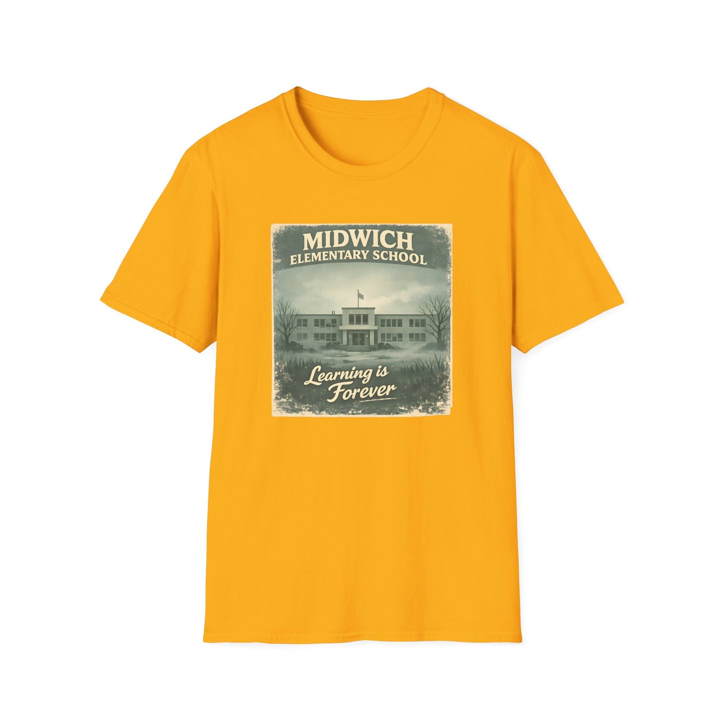 Midwich Elementary Vintage School Learning Forever Tee