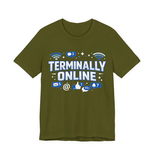 Terminally Online Retro Tech Tee