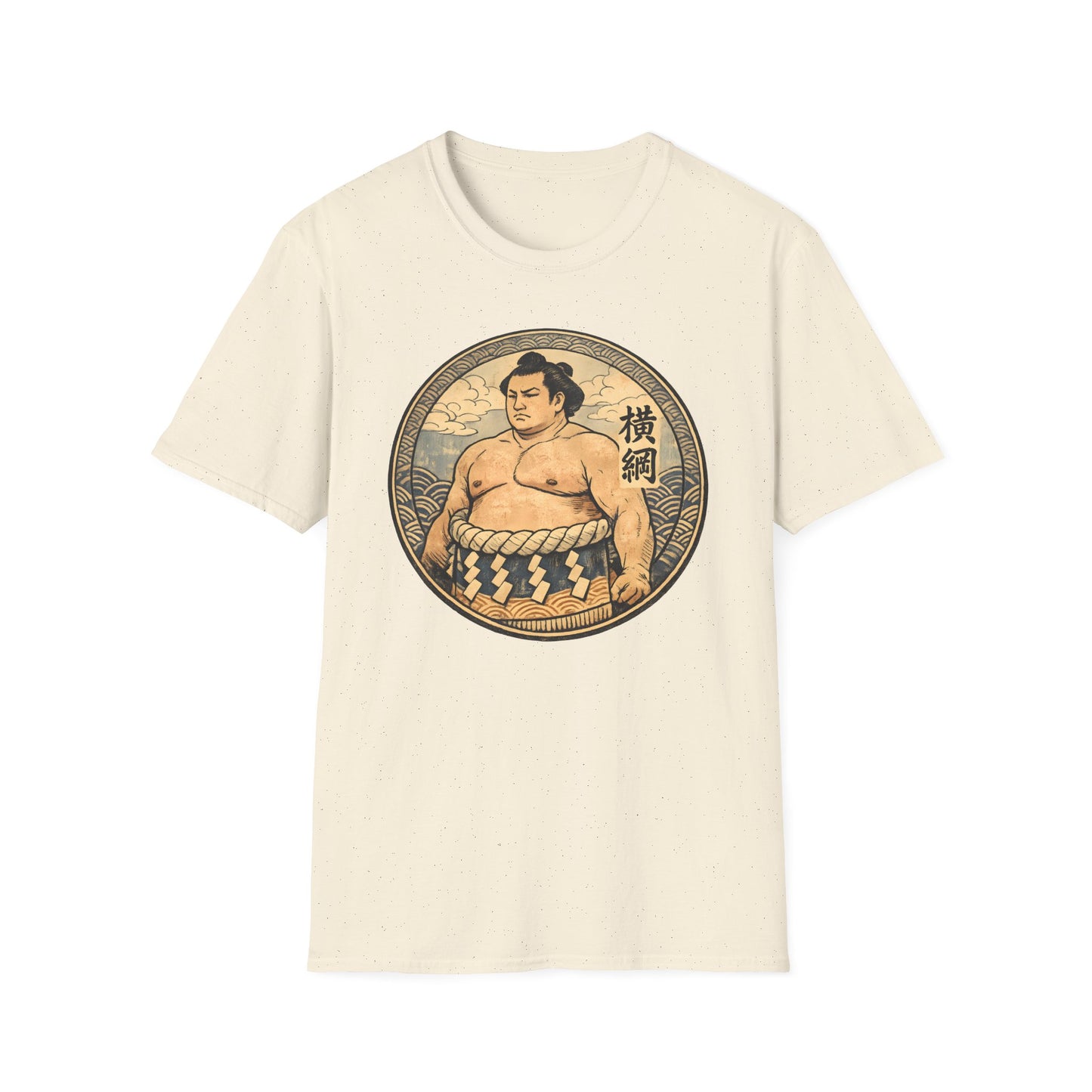 Vintage Sumo Warrior Circle Art Tee