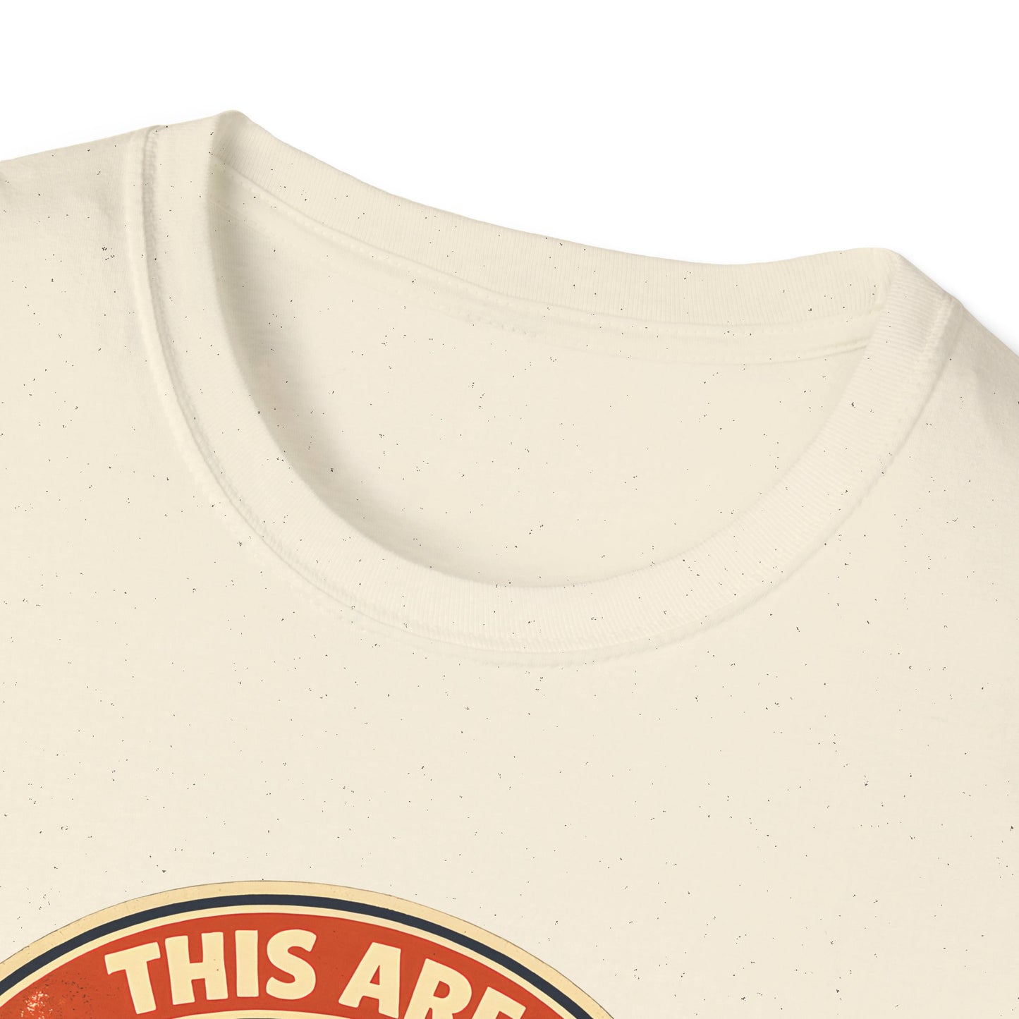 Radiation and Curses Warning Sign Vintage Tee