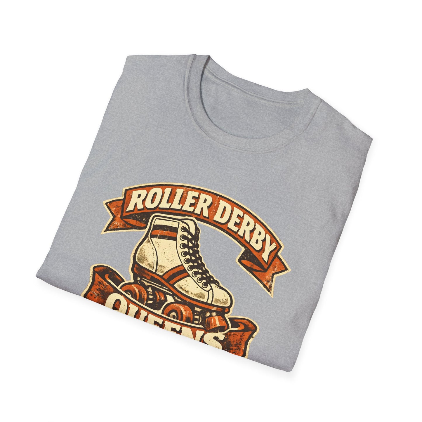Vintage Roller Derby Queens 1976 Retro Skate Tee