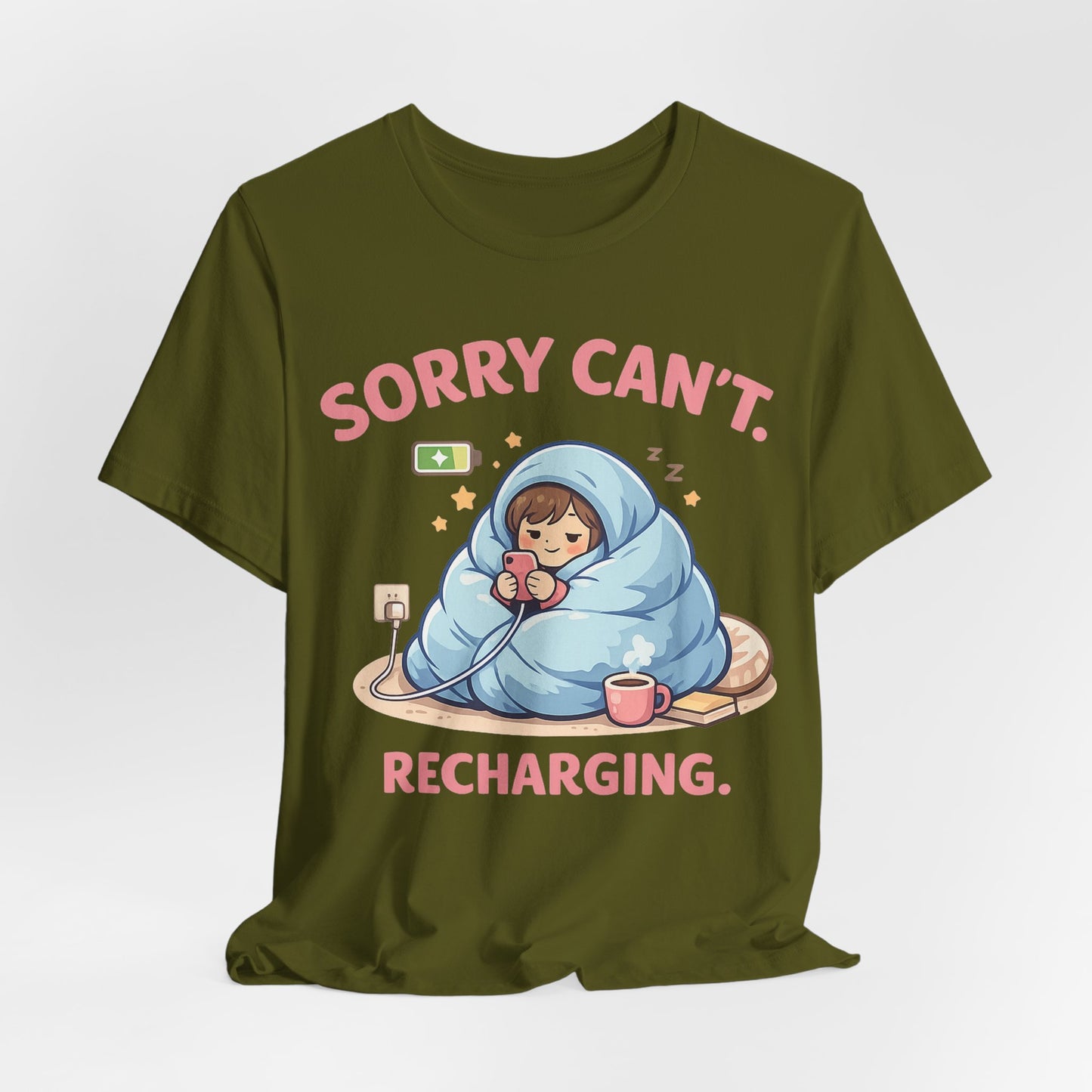 Sorry Can't Recharging Vintage Tee