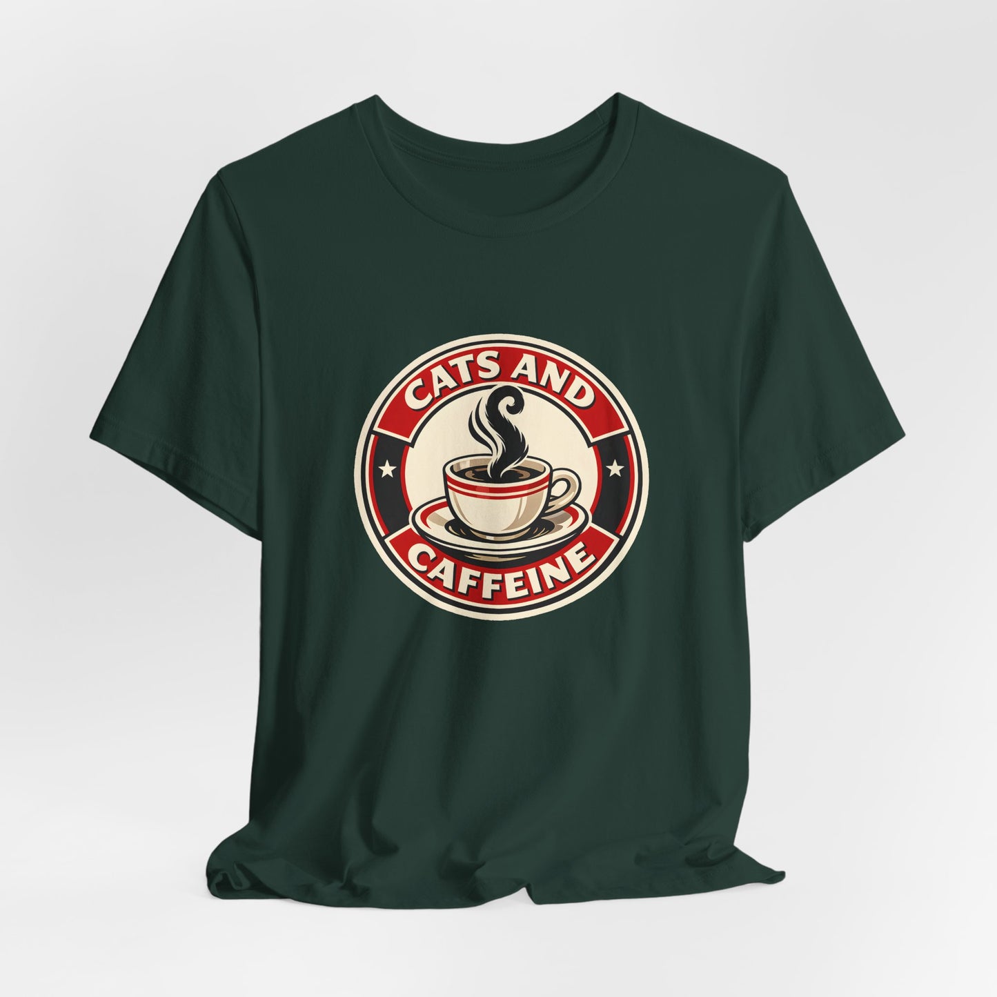 Cats And Caffeine V3 Tee