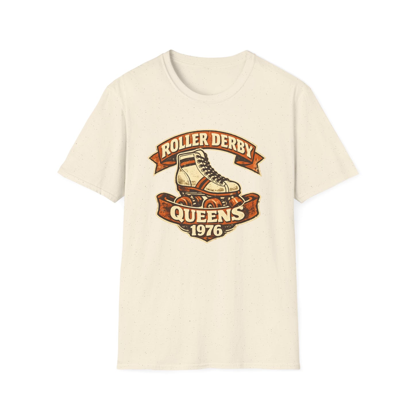 Vintage Roller Derby Queens 1976 Retro Skate Tee