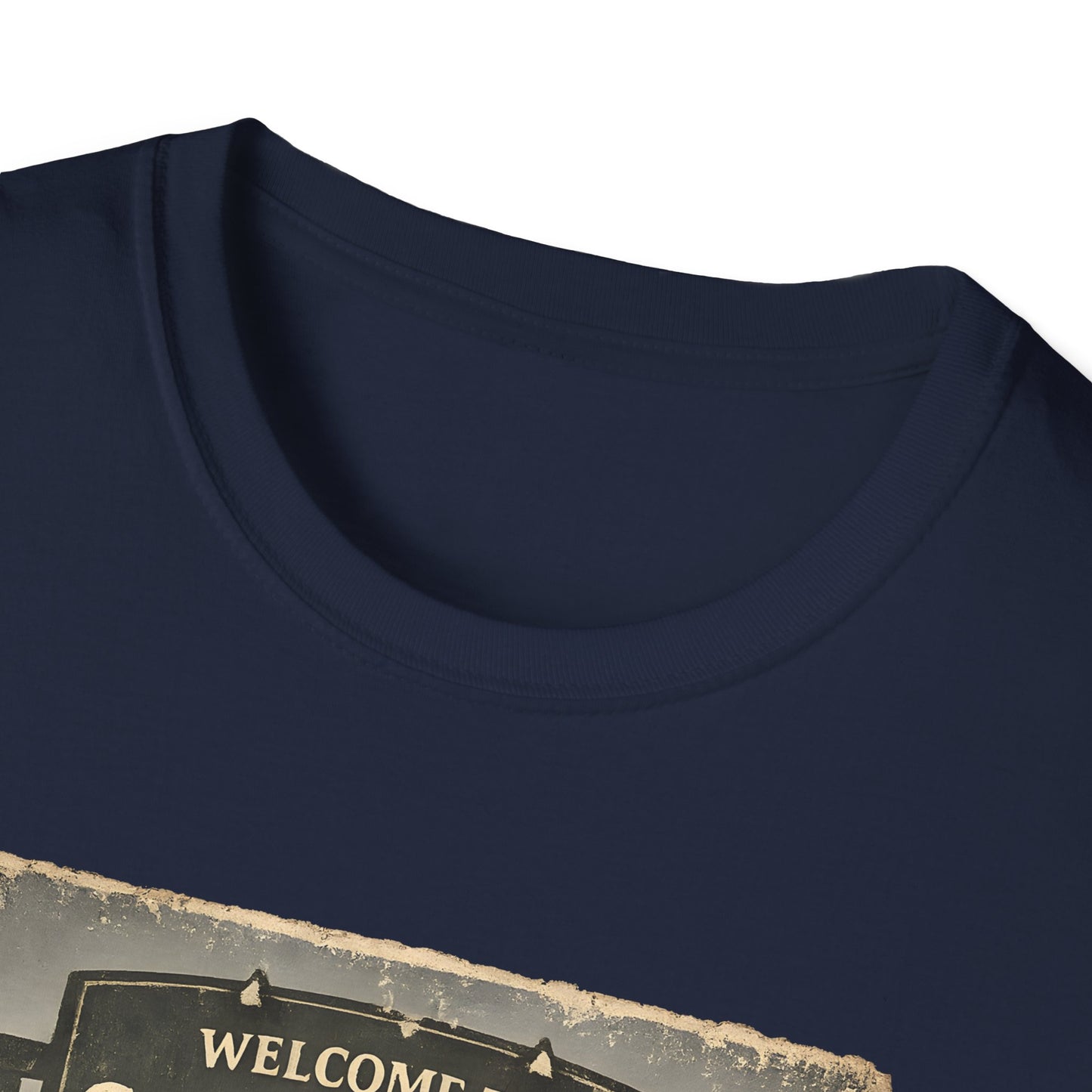 Silent Hill Welcome Sign Vintage Horror Gaming Tee