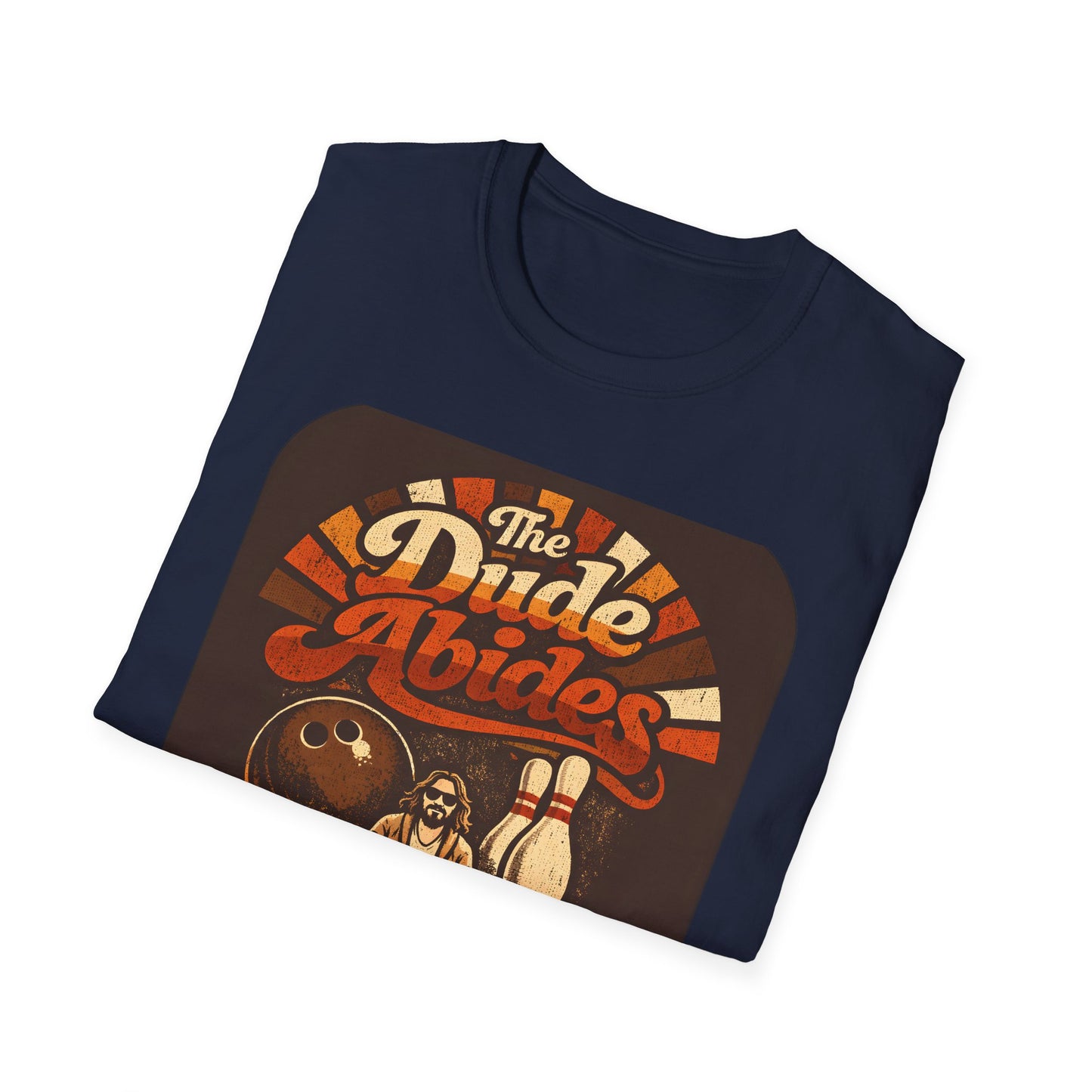 The Dude Abides Retro Bowling Zen Master Tee