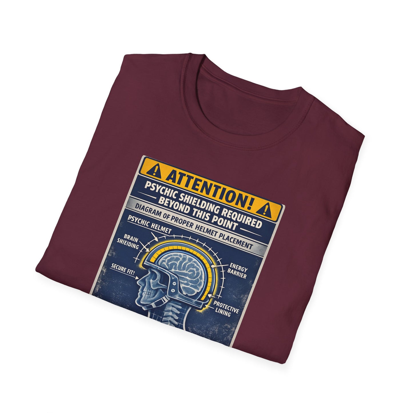 Psychic Shielding Safety Warning Tee