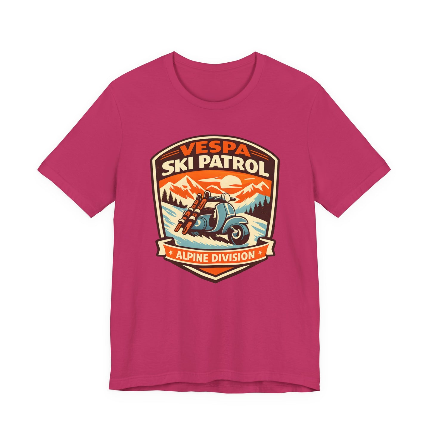 Vespa Ski Patrol Alpine Division Tee
