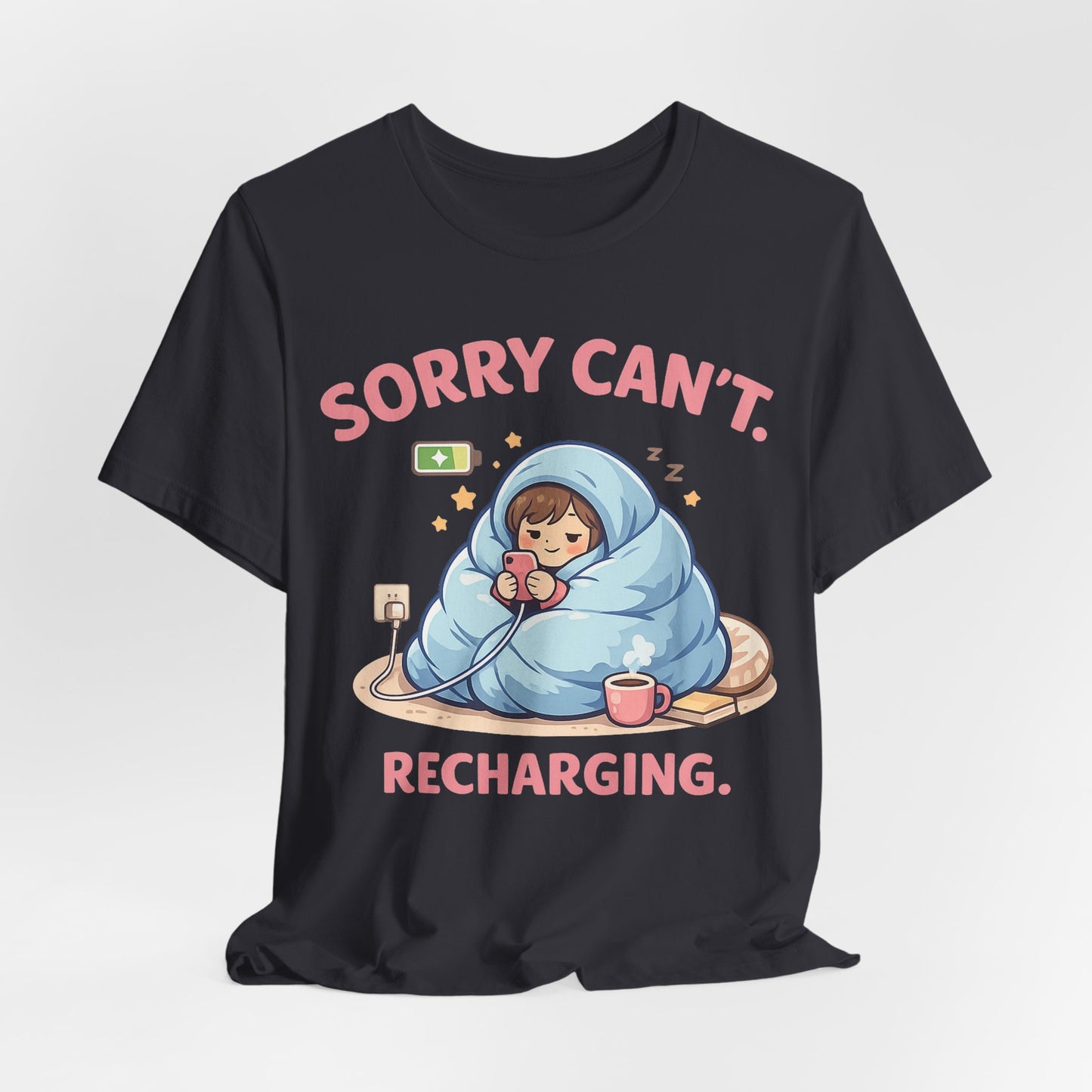 Sorry Can't Recharging Vintage Tee