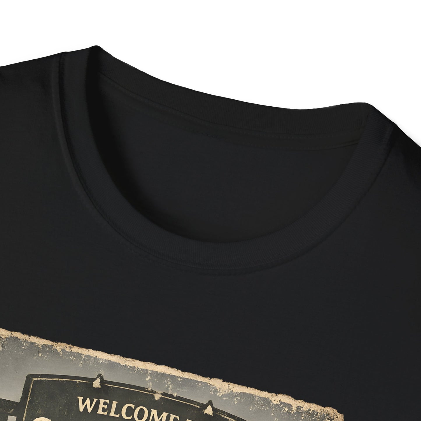 Silent Hill Welcome Sign Vintage Horror Gaming Tee