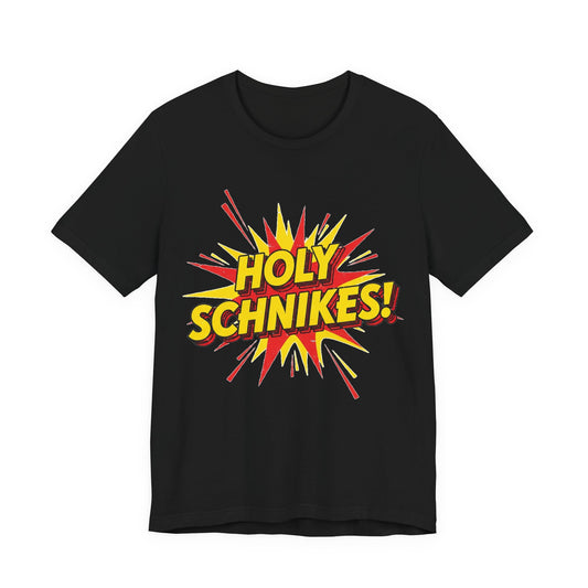 Holy Schnikes Comic Burst Tee