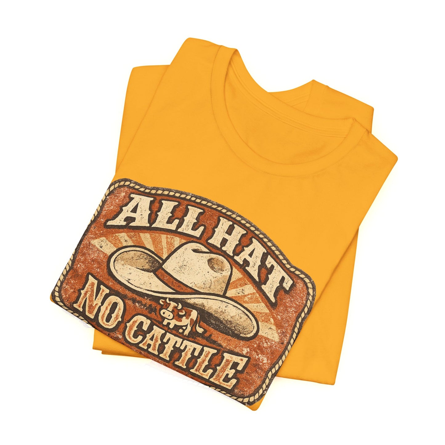 All Hat No Cattle Vintage Tee