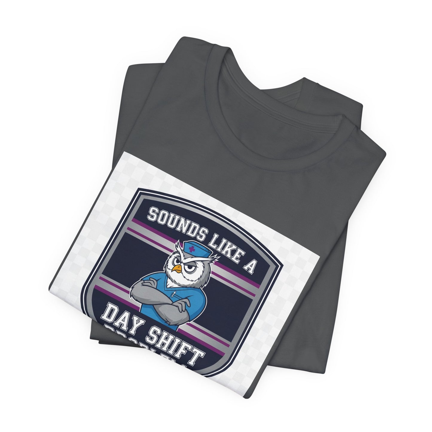 Vintage Owl Nurse Day Shift Tee