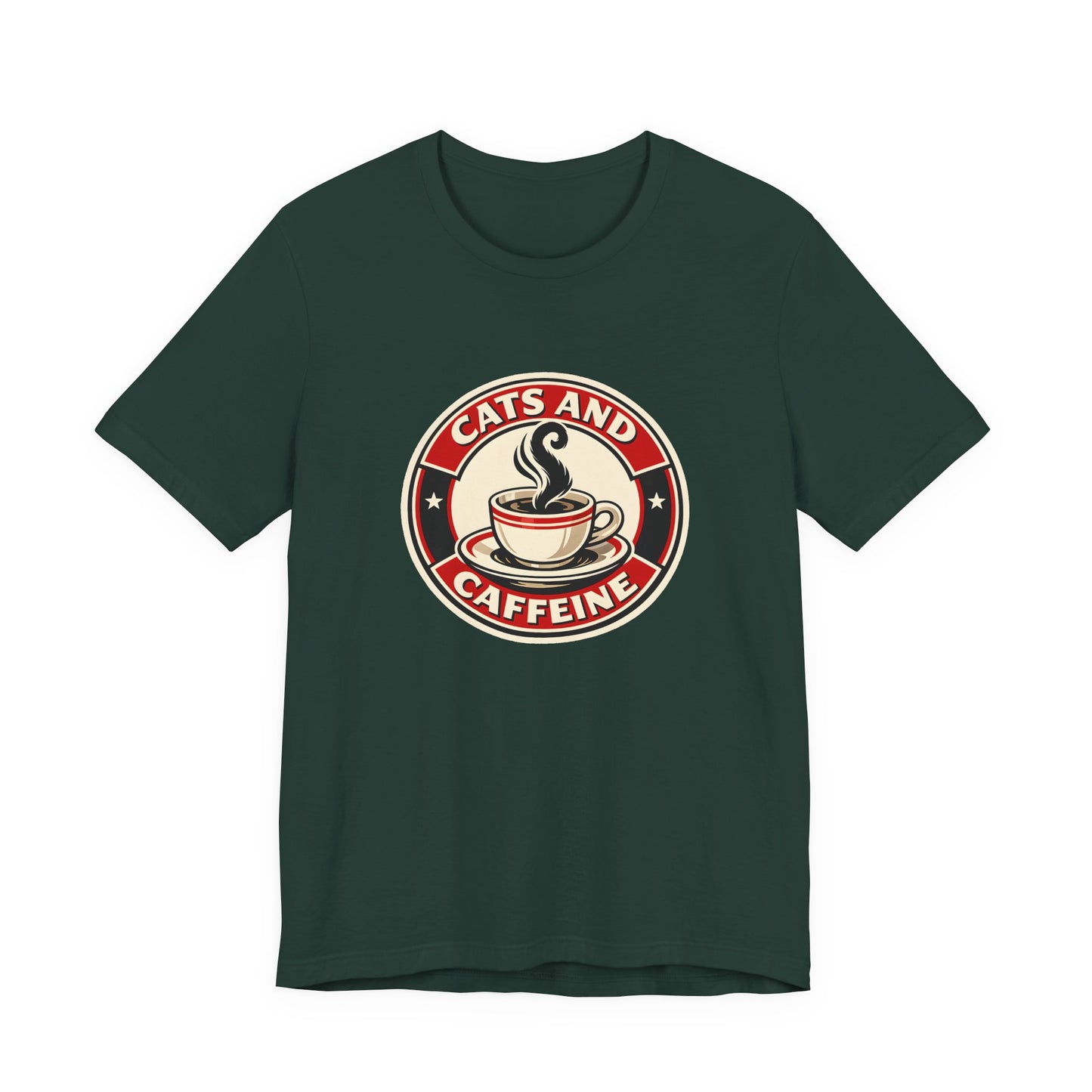 Cats And Caffeine V3 Tee