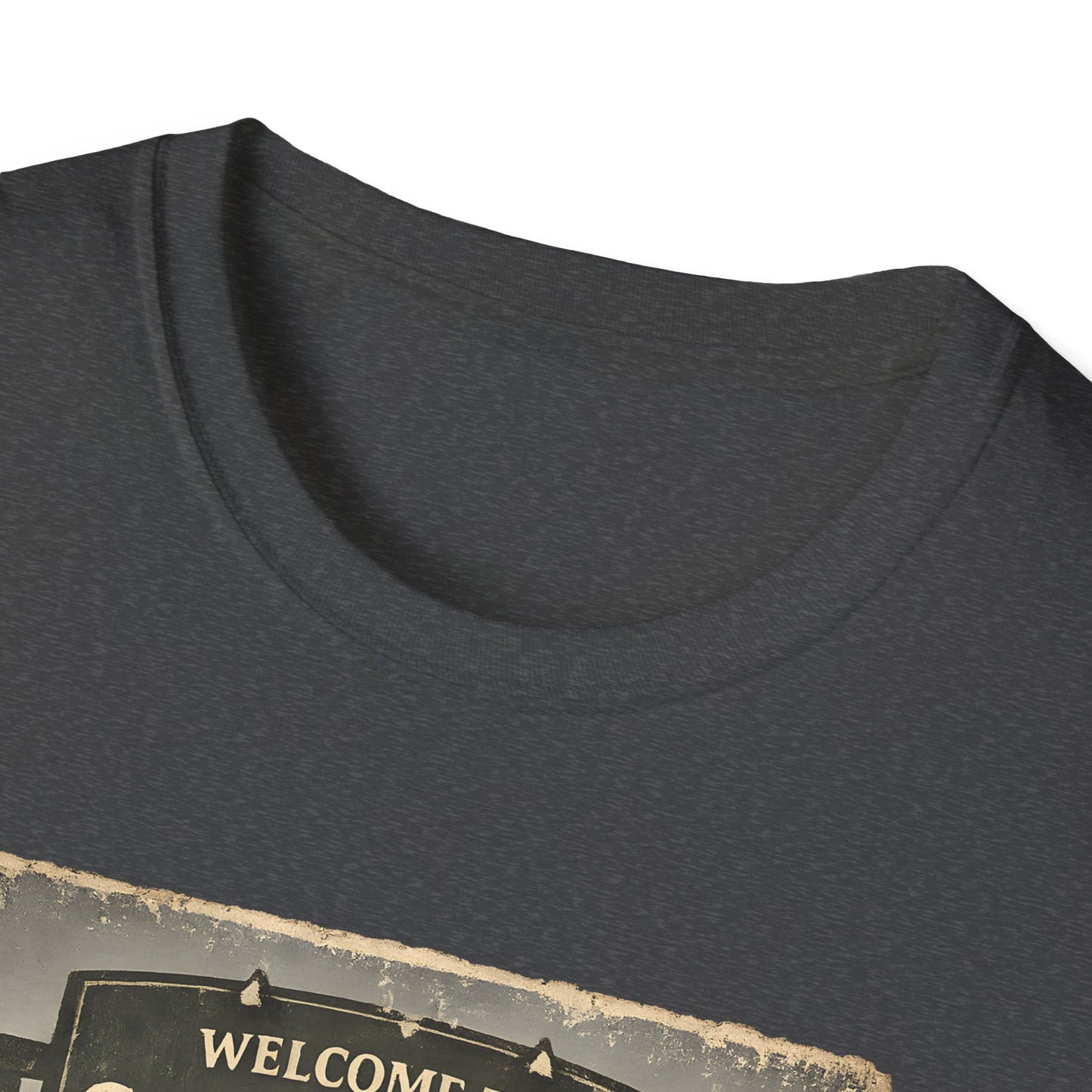 Silent Hill Welcome Sign Vintage Horror Gaming Tee