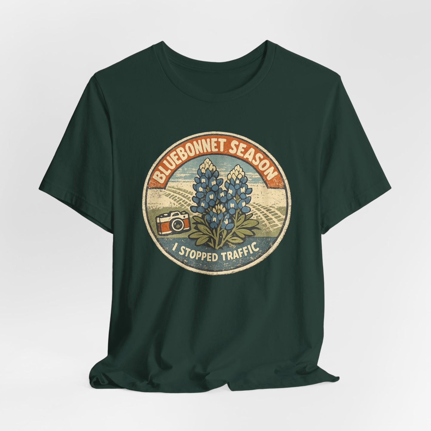 Texas Bluebonnet Tourist Vintage Tee
