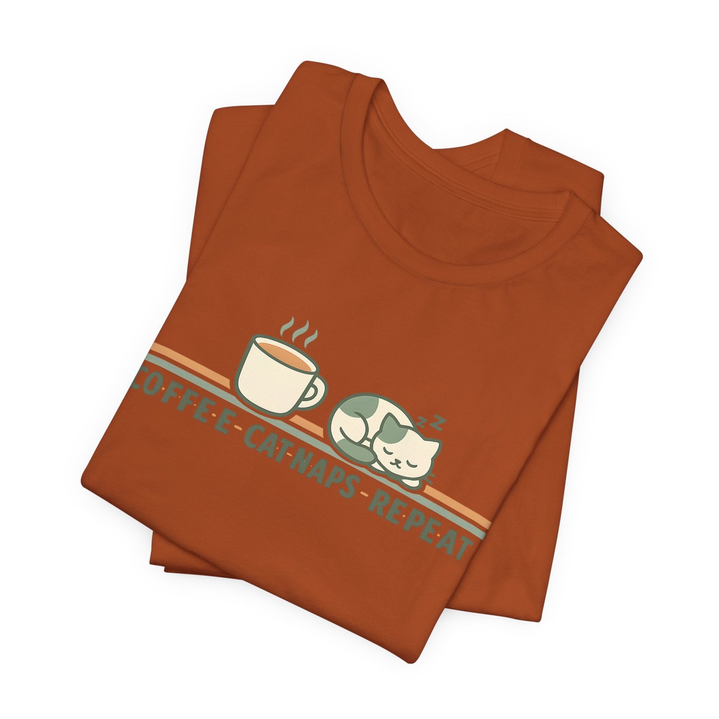Coffee Cats Calm V3 Tee