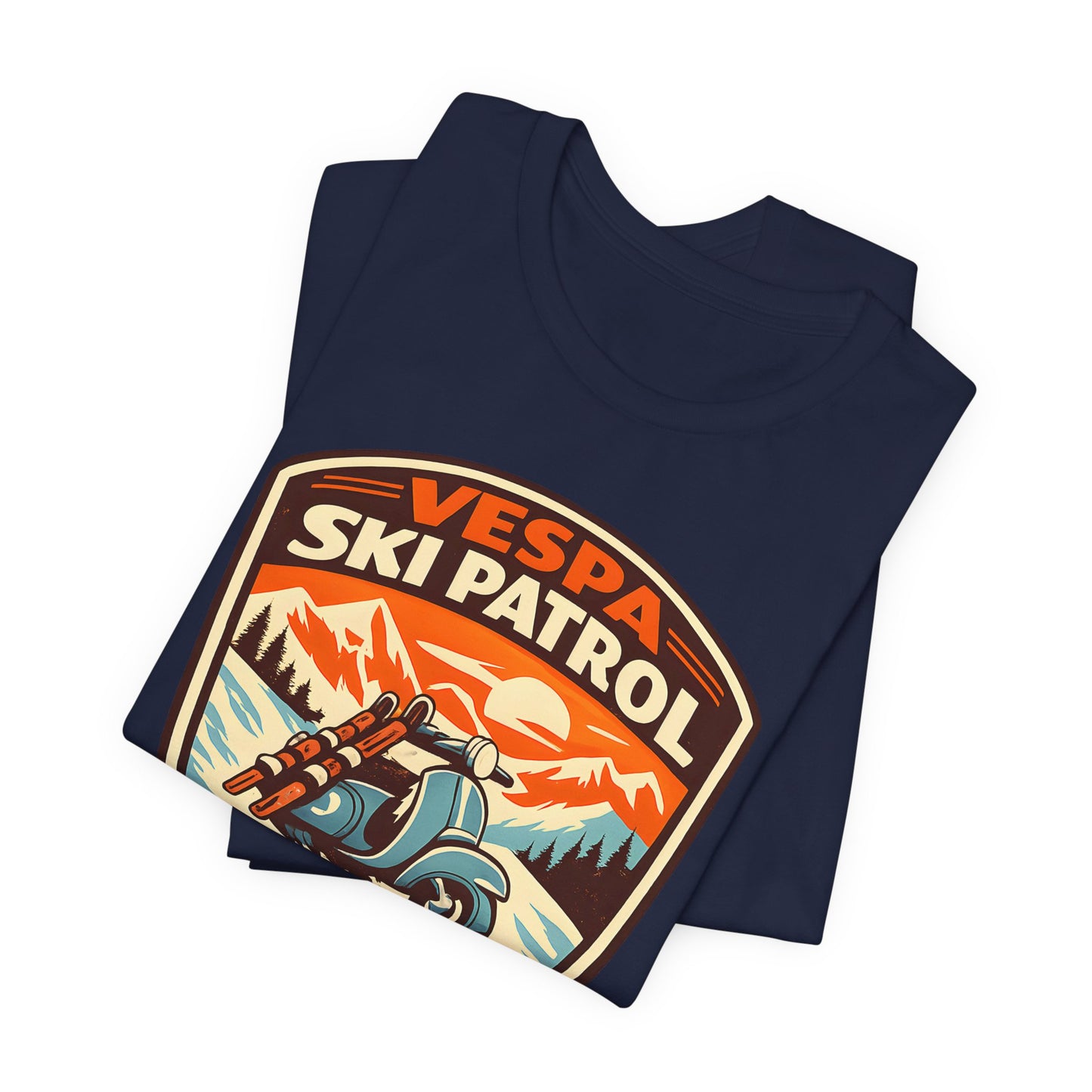 Vespa Ski Patrol Alpine Division Tee