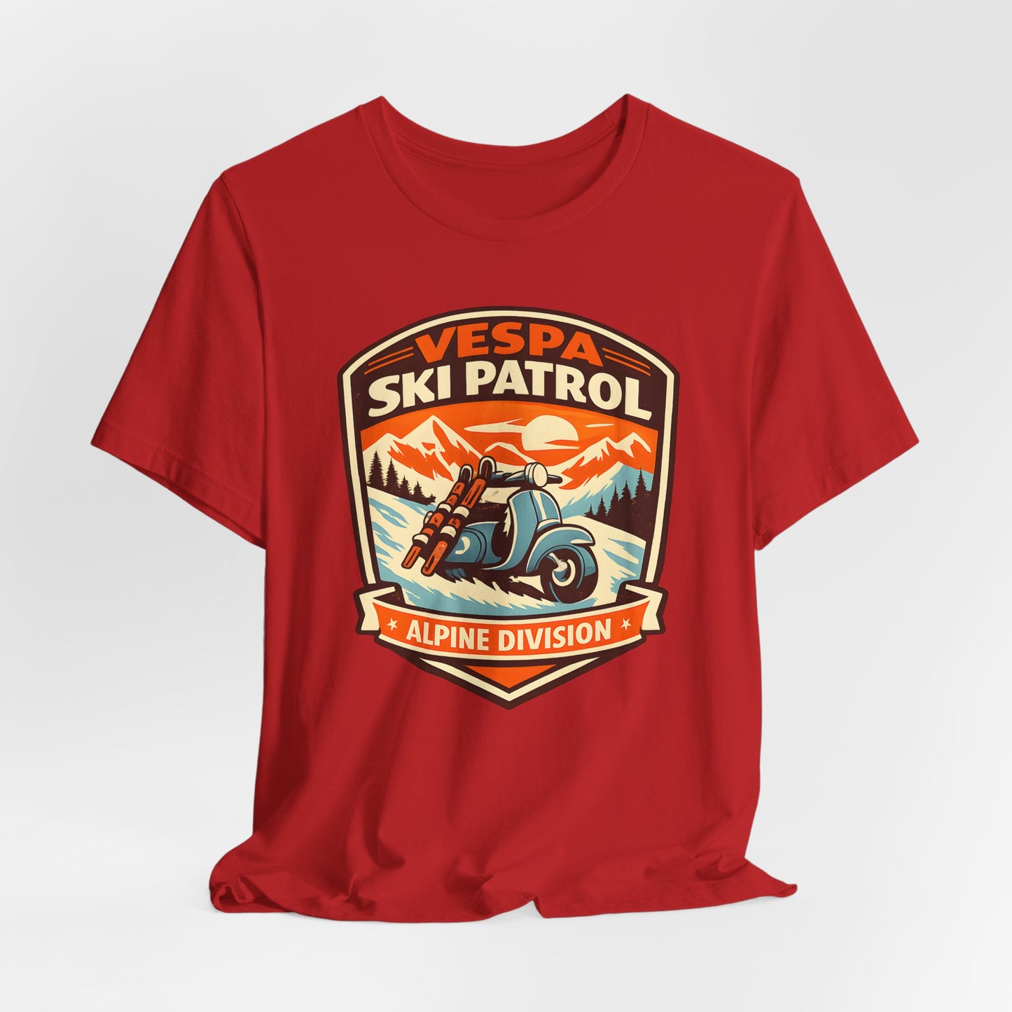 Vespa Ski Patrol Alpine Division Tee