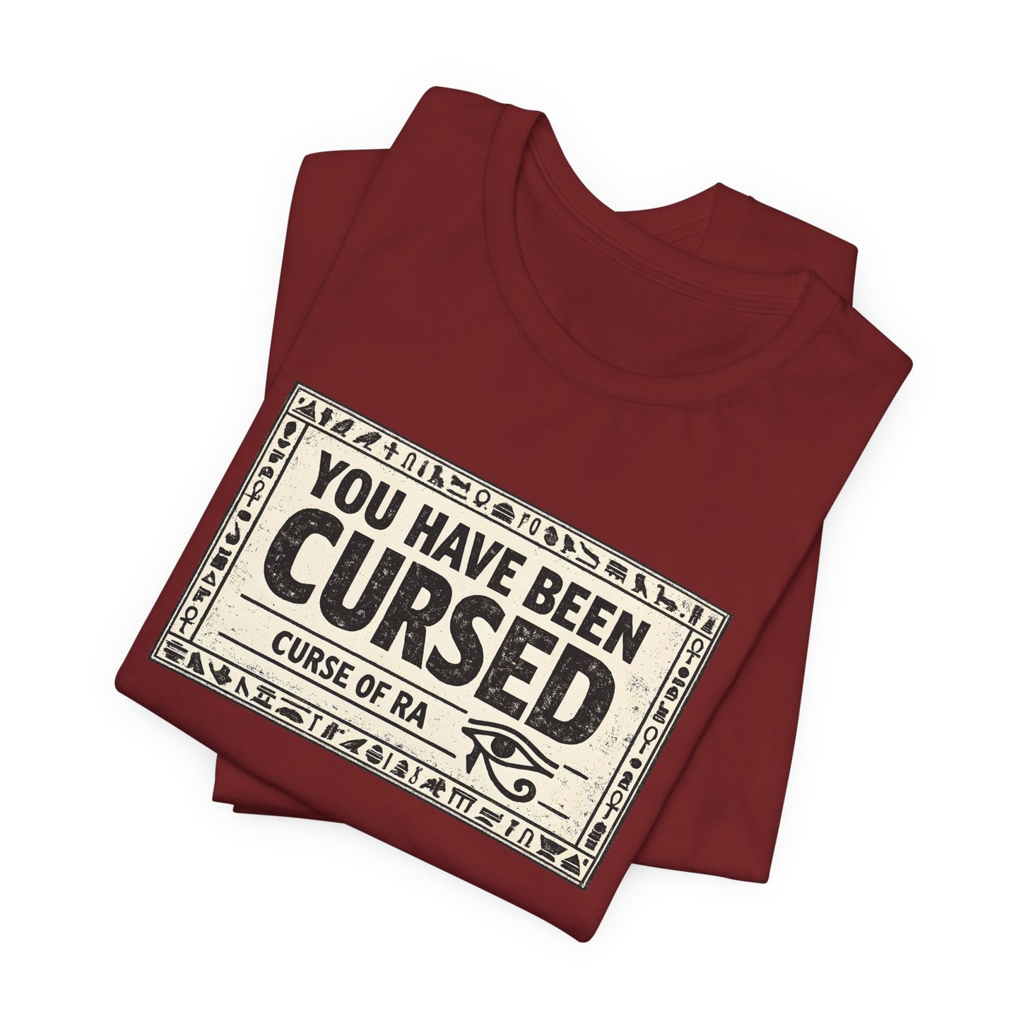 You Have Been Cursed Curse Of Ra Cream Tee