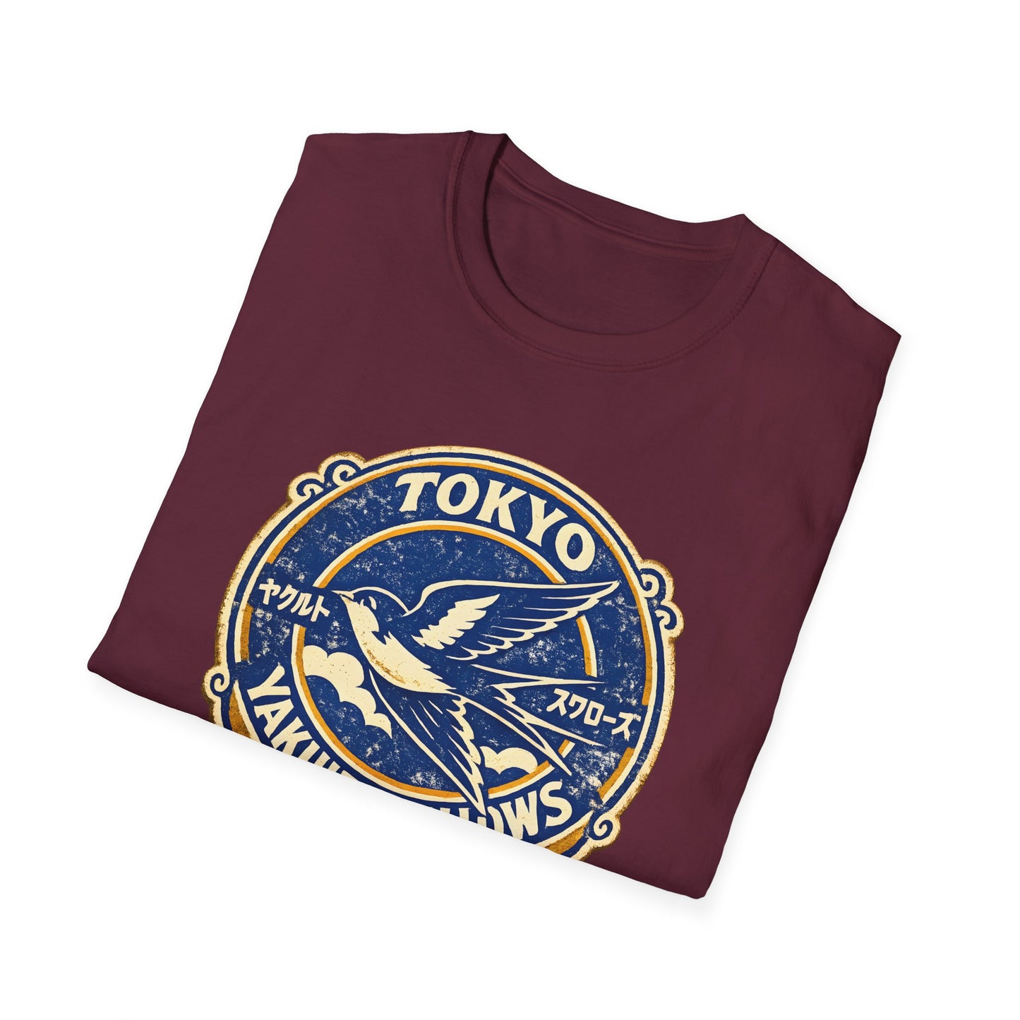 Tokyo Yakult Swallows Vintage Baseball Badge Tee