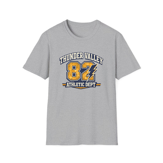 Thunder Valley 84 Athletic Vintage Lightning Bolt Tee