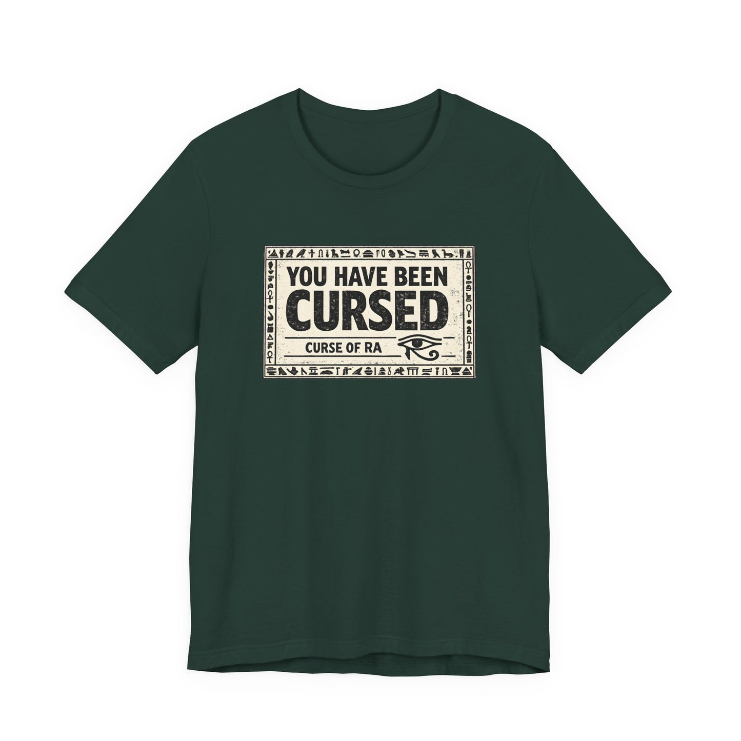 You Have Been Cursed Curse Of Ra Cream Tee
