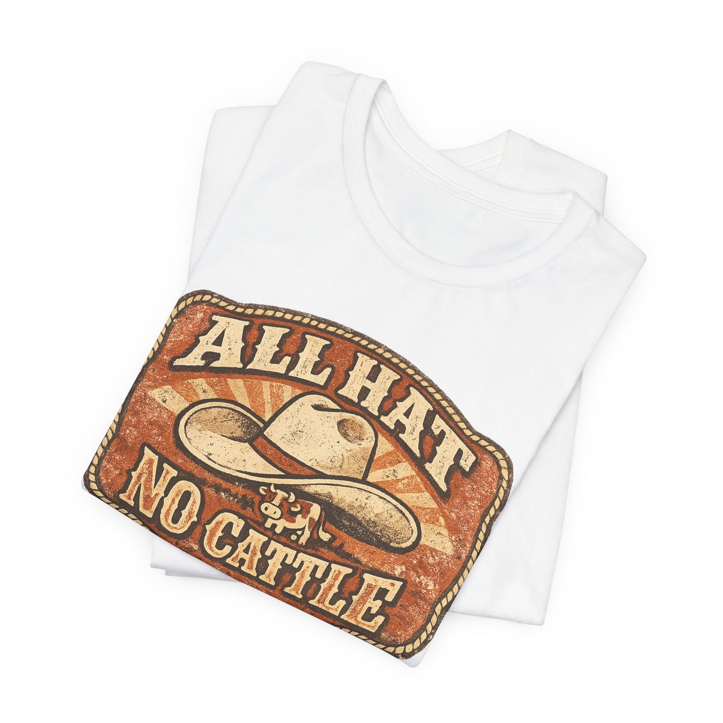 All Hat No Cattle Vintage Tee