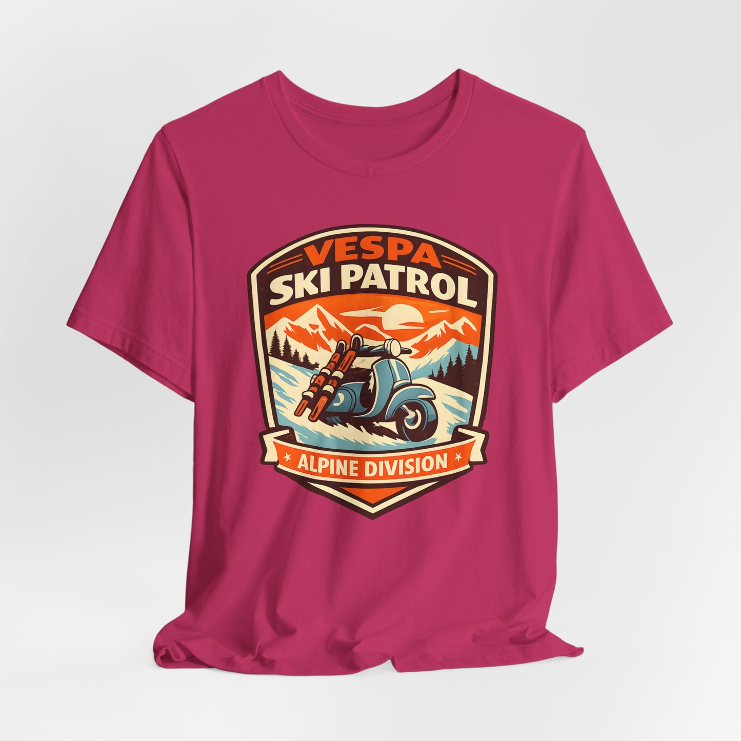 Vespa Ski Patrol Alpine Division Tee
