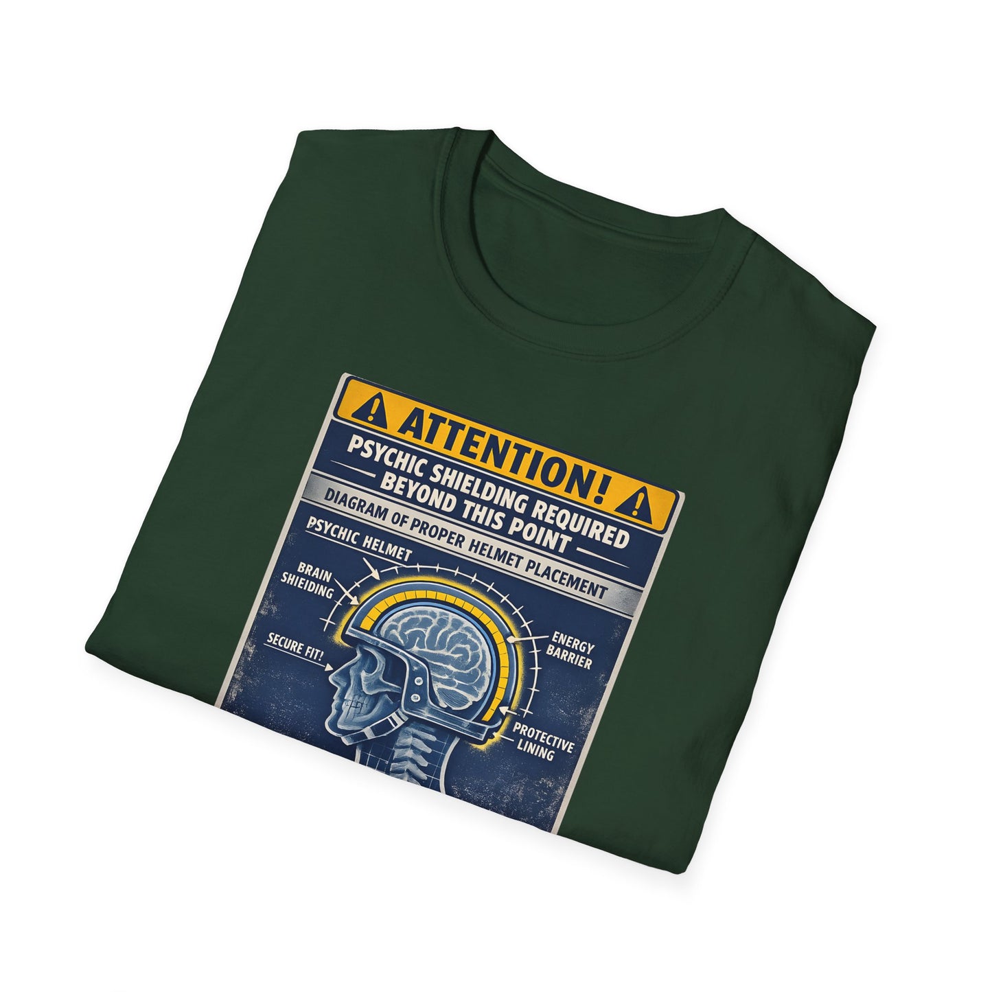 Psychic Shielding Safety Warning Tee