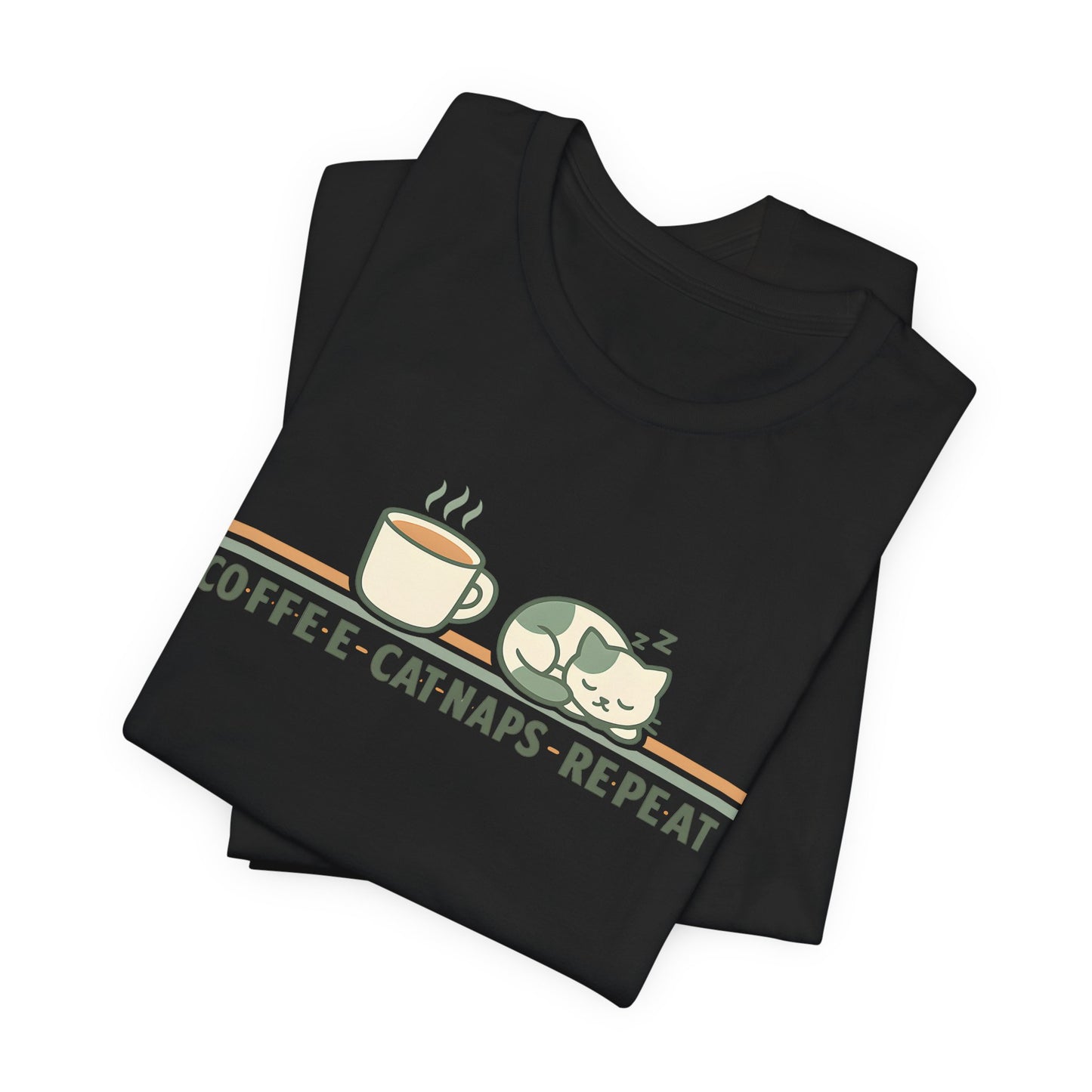 Coffee Cats Calm V3 Tee