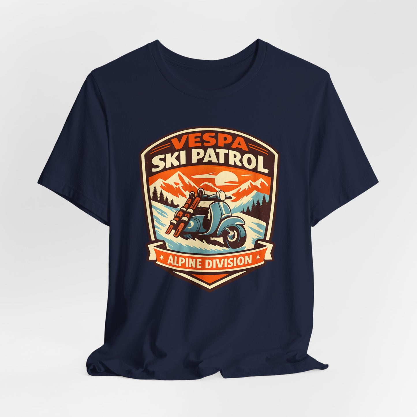 Vespa Ski Patrol Alpine Division Tee