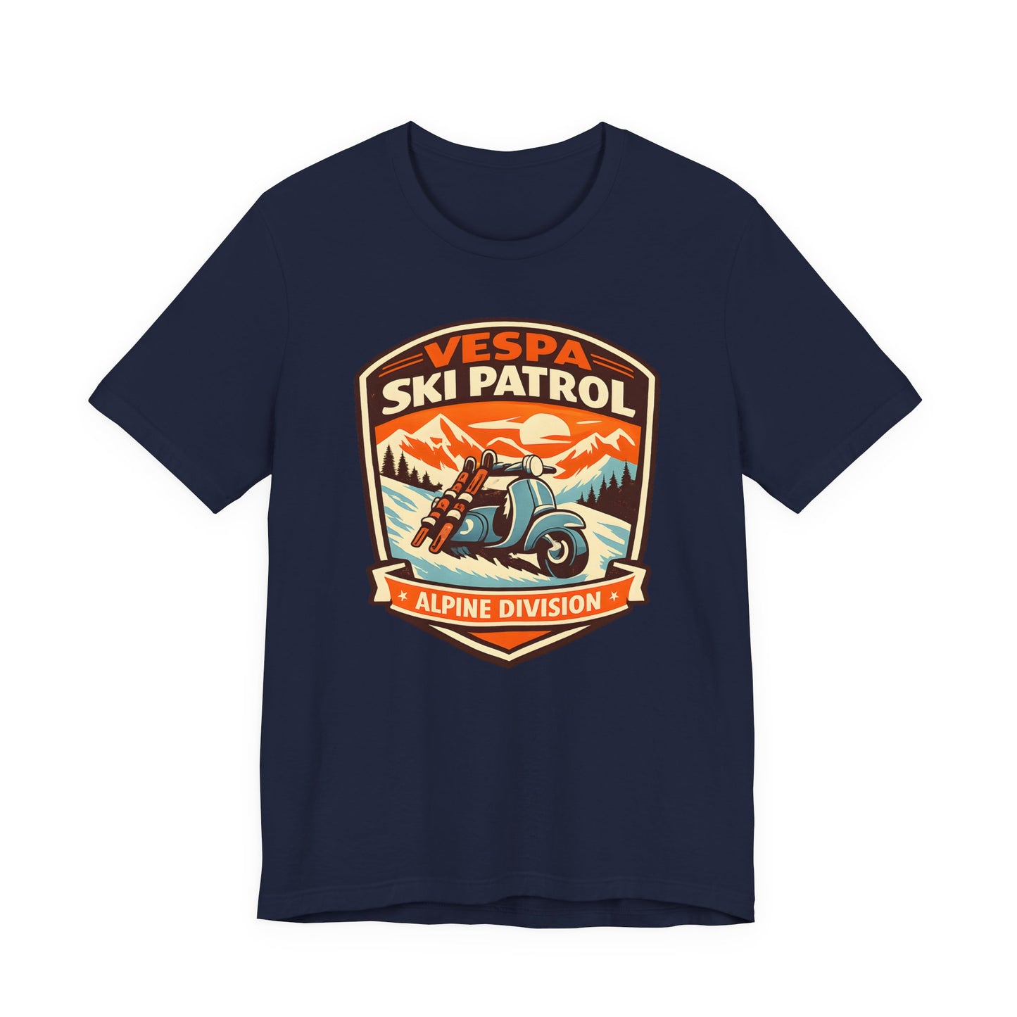 Vespa Ski Patrol Alpine Division Tee