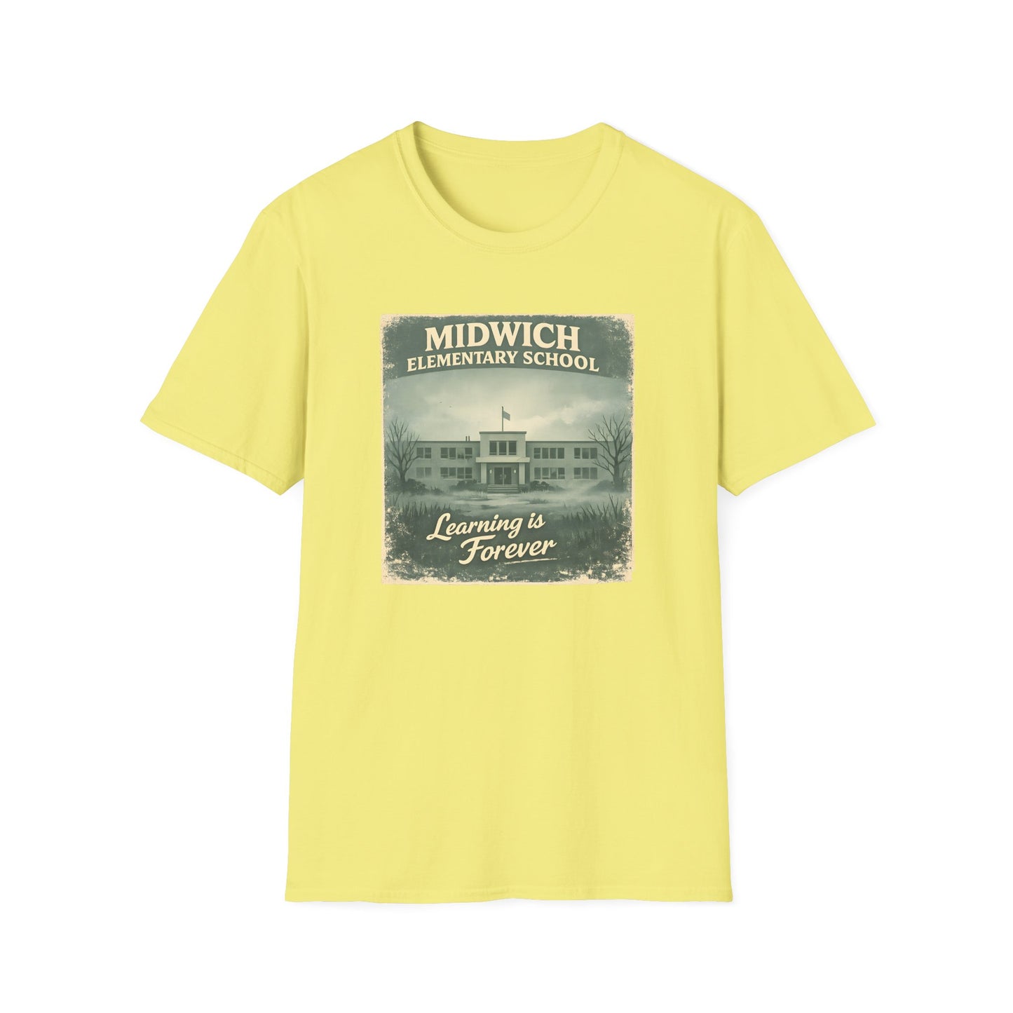 Midwich Elementary Vintage School Learning Forever Tee