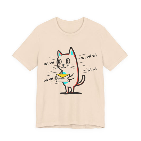 Retro Japanese Wi Wi Cat Tee