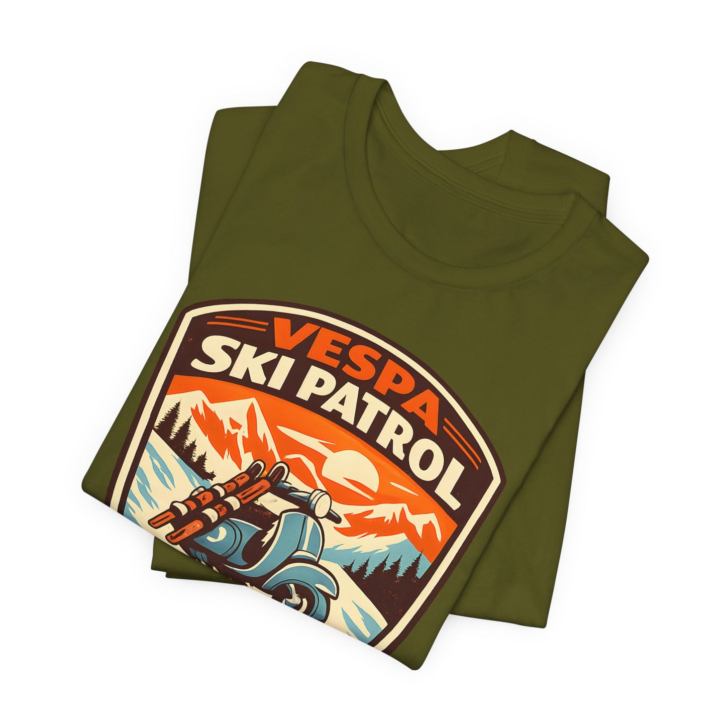 Vespa Ski Patrol Alpine Division Tee